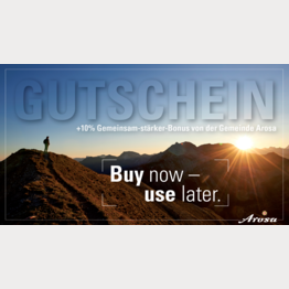 Gutschein.PNG | © Arosa Tourismus / Nina Hardegger-Mattli