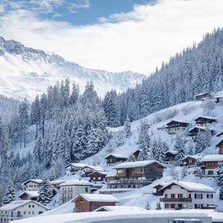 Churwalden Dorf im Winter | © Sundroina Picture/Ferienregion Lenzerheide